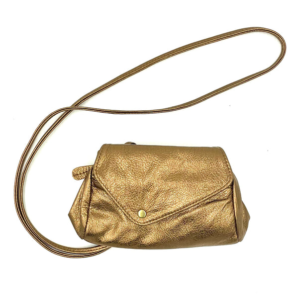 Sofia Convertible Bag in Copper Lamb Skin