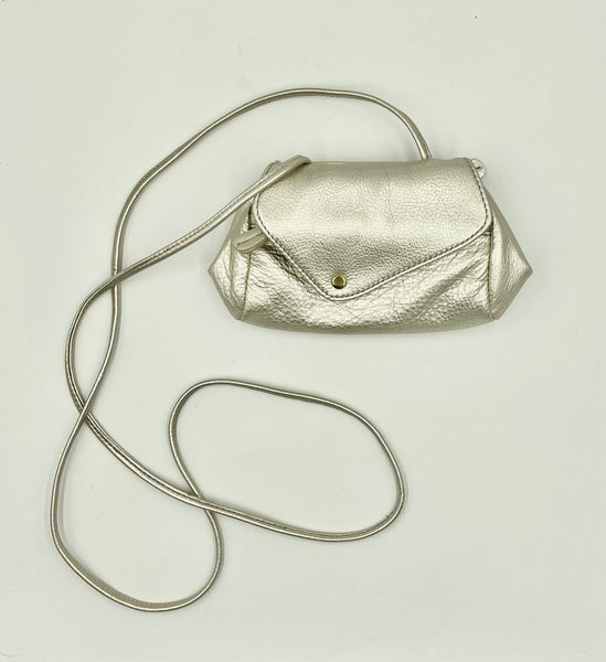 Sofia Convertible Bag in Pearl leather