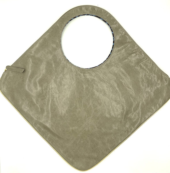 Diamond Shoulder Bag in Mashroom Shiny Taupe  LIMITED EDITION