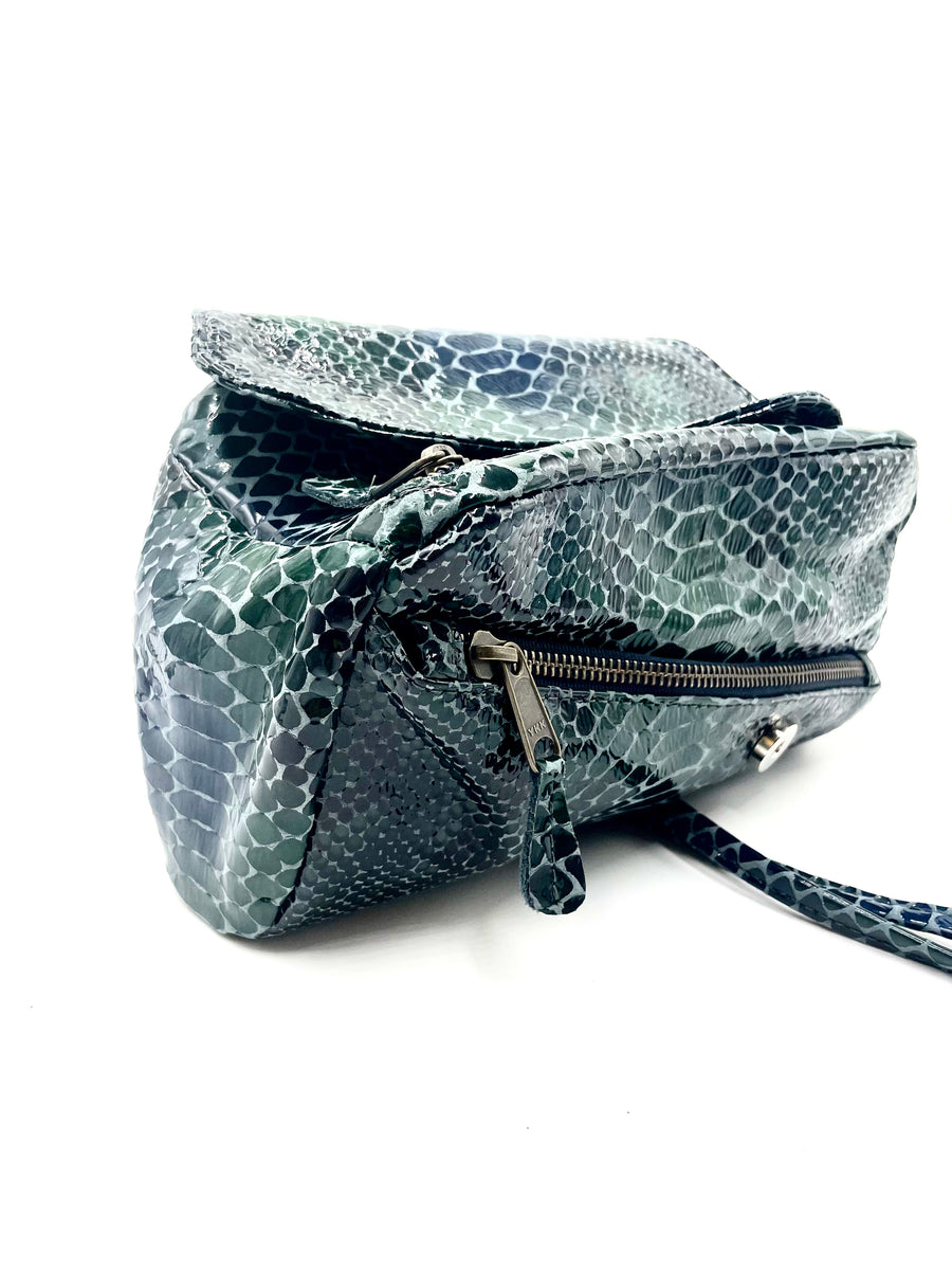 Josephine Crossbody Bag WaterColor Cobra Snake Pattern