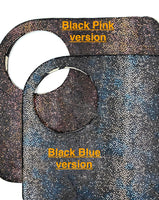 Diamond Shoulder Bag in Stingray Black Pink