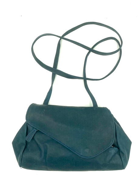 Josephine Crossbody Bag In blue cowhide leather