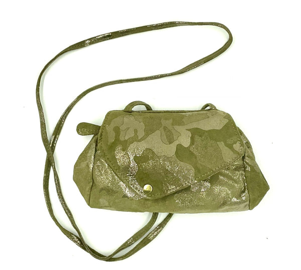 Sofia Convertible Bag in Olive camouflage