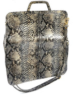 Messenger/Laptop Bag in Snake Pattern Print