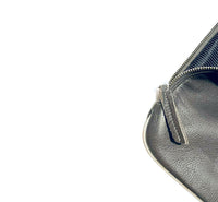 Diamond Shoulder Bag in Grey with Pearl Trim