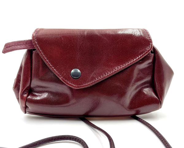 Sofia Convertible In in merlot leather
