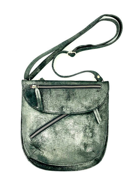 Rolita Crossbody Bag in Graphite soft leather lining might vary