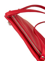 Rolita Crossbody Bag in Deep red  soft leather or