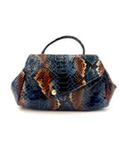 Sofia Convertible Bag in Python multi color