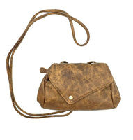 Sofia Convertible Bag in Embossed luggage  leather