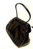 Sofia Convertible Bag in Patent Leather Black  color