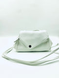 Sofia  Crossbody Bag in bleach white texture