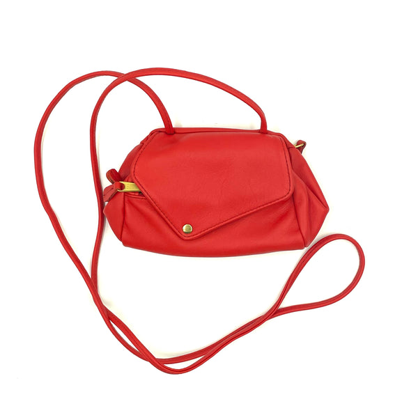 Sofia Convertible Bag in Red bright soft