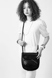 Rolita Crossbody Bag in Graphite soft leather lining might vary