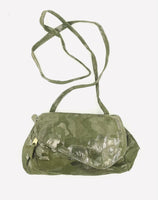 Josephine Crossbody Bag in compflage olive gold suede