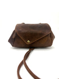 Sofia Convertible  Dark Brown Distress Leather