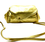 Sofia Convertible Bag in Metallic soft as butter Gold color