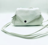 Sofia  Crossbody Bag in bleach white texture