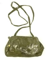 Josephine Crossbody Bag in compflage olive gold suede