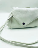 Sofia  Crossbody Bag in bleach white texture