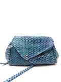 Sofia Convertible Fish Pattern Turquoise Embossed limited edition