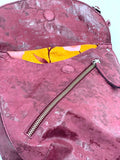 Rolita Crossbody Bag in Distressed Dark Rose on Suede LIMITED EDITION
