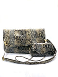 Messenger/Laptop Bag in Snake Pattern Print