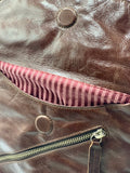 Rolita Crossbody Bag in Dark Mahogany