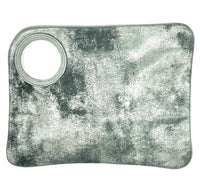 Hands-Free Bracelet Bag - Large Clutch in Graphite With grey trim