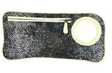 Hands Free Bracelet Clutch -Medium-Stingray with Cream ring