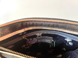 Hands-Free Bracelet Bag - Large Clutch in Graphite With grey trim