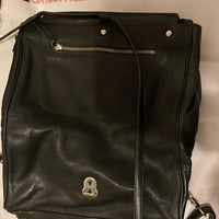 Expandable Backpack in Smooth Black