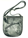 Rolita Crossbody Bag in Graphite soft leather lining might vary