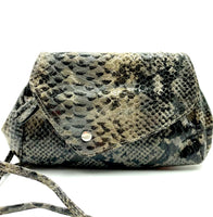 Sofia Convertible Snake  leather