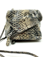 Sofia Convertible Snake  leather