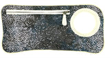 Hands Free Bracelet Clutch -Medium-Stingray with Cream ring