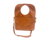 Audrey Large Messenger/Laptop Bag in Whiskey