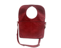 Audrey Large Messenger/Laptop Bag in Red