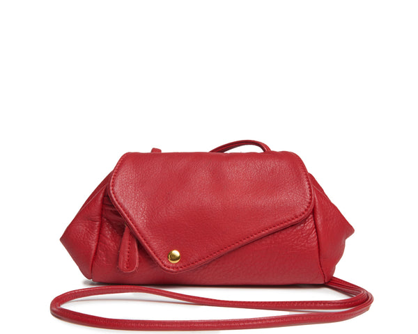 Sofia Convertible Bag in Red